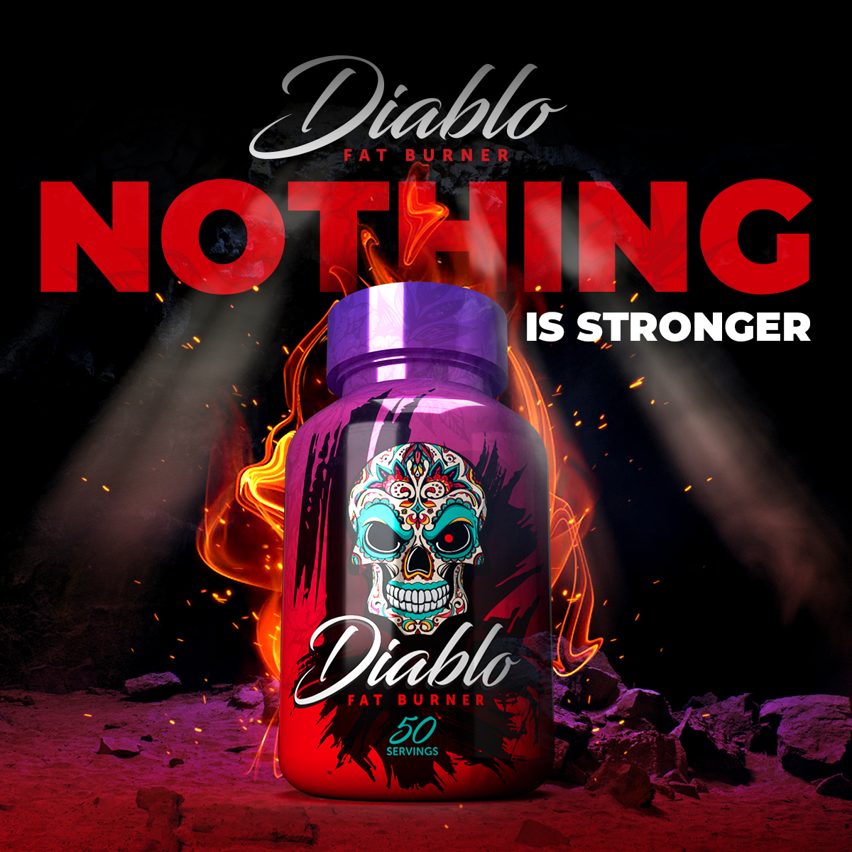 Diablo Fat-Burner [50 Caps] – Rank1 Nutrition