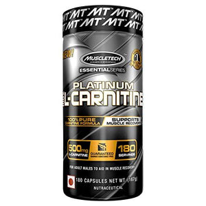 MuscleTech Platinum L-Carnitine [180 Caps]