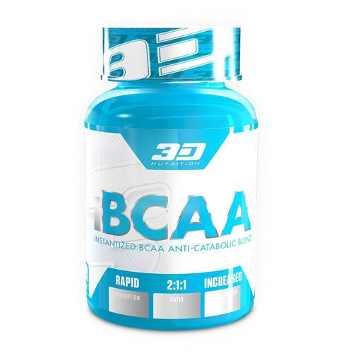 BCAA 3D Nutrition iBCAA [120 Caps] - Chrome Supplements and Accessories