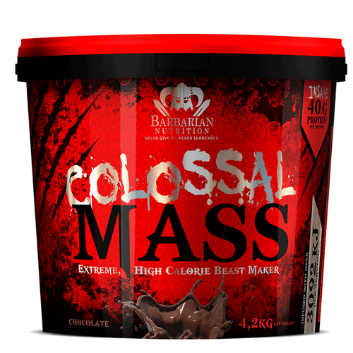 Mass Gainer Barbarian Nutrition Colossal Mass [4.2kg] - Chrome Supplements and Accessories