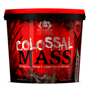 Mass Gainer Barbarian Nutrition Colossal Mass [4.2kg] - Chrome Supplements and Accessories