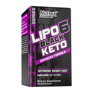 Stimulant Based Fat Burner Nutrex Lipo 6 Black Keto [60 Caps]