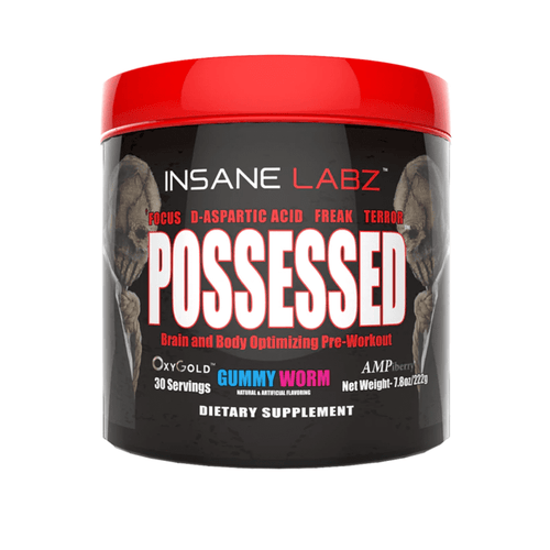 Stimulant Based Pre-Workout Insane Labz Possessed [220g] - Chrome Supplements and Accessories