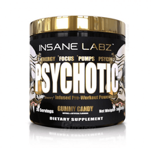 Load image into Gallery viewer, Stimulant Based Pre-Workout Insane Labz Psychotic Gold [200g] - Chrome Supplements and Accessories
