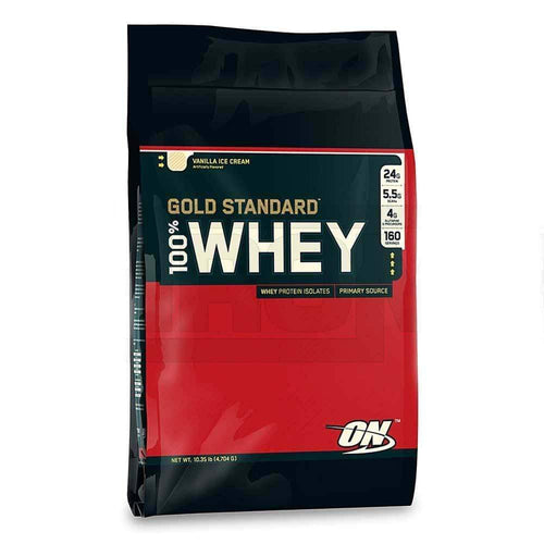 Whey Blend Optimum Nutrition Gold Standard 100% Whey [4.5kg] - Chrome Supplements and Accessories